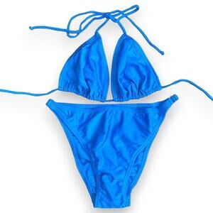 Vintage deadstock blue bikini